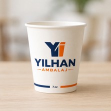 Yılhan Ambalaj 7 Oz Karton Bardak 500 Adet | Tek Kullanımlık Çay Kahve Bardağı