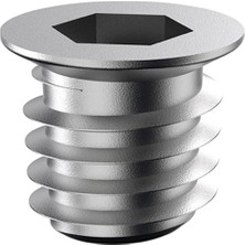 Rota Style Metal Düz Dişli Dübel Ahşap Dübeli M10 13X15 Çinko Mobilya Bağlantı Ünite Birleştirme (
