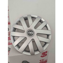 Yk 14 Inç Opel Corsa / Astra / Vectra / Meriva Uyumlu Jant Kapağı 4'lü Takım Amblem Hediyeli