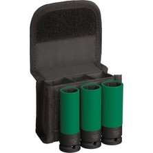 Rota Style 1/2" 17-19-21 mm Ekstra Uzun Havalı Lokma Takımı 3 Prç 2608003033