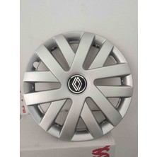 Yk 14 Inç Renault Clio / Symbol / Megane Uyumlu Jant Kapağı 4'lü Takım Amblem Hediyeli