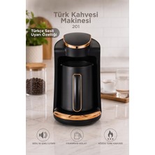 Başkenttekno Kahve Makinesi Sesli Komut Türk Kahve Makinesi 250ML 4 Fincan Kapasiteli