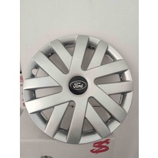 Yk 14 Inç Ford Focus / Fiesta Uyumlu Jant Kapağı 4'lü Takım Amblem Hediyeli