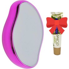 Premini Kristal Epilasyon Aleti, Tüy Silgisi, Pembe Krom, Hediye Paketli
