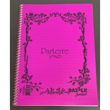 Dazzle Junior Parterre Spiralli Okul Defteri A4 Pp Kapak Çizgili 96 Yaprak Fuşya
