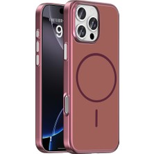 Teleplus iPhone 16 Pro Max Kılıf Darbe Korumalı Msafeli Pc Sert Lora Kapak