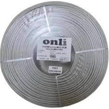Onli  ON-4140 4+1 1x0,50 Mini Coax 2X0,50MM 250 Metre Cca Kamera Kablosu