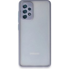 MiraLive Samsung Galaxy A72 Kılıf Montreal Silikon Kapak - Gri