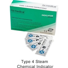4a Medical Sterilizasyon Indikatörü Type 4 250'LI Paket 10 Kutu