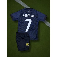Babılgam Al Nassr Siyah Ronaldo Çocuk T-Shirt