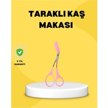 Premini Keskin ve Hassas Kaş Şekillendirme Makası, Taraklı ve Pratik Kullanım