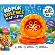 Depomiks Avm Orange Pilli Portakal Köpük ve Baloncuk Makinesi - Solüsyon Dahil