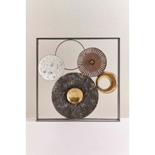 Paşabahçe Circles Metal Duvar Süsü, Dekoratif, Şık