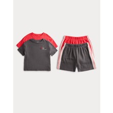 Marks & Spencer 2’li Saf Pamuk Kalp Desenli Pijama Takımı (1–16 Yaş)