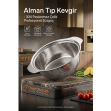 Alman Tip Kevgir - 304 Paslanmaz Çelik Profesyonel Süzgeç 23 cm 721832