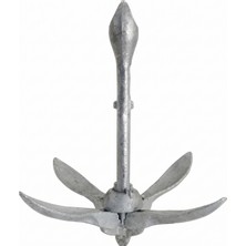 Saray - Şemsiye Çapa Galvanizli Katlanır 6 kg -  Küçük Tekneler ve Botlar Için Pratik, Güçlü ve Güvenilir Çözüm