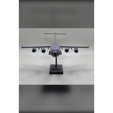 Genç 3D C-17 Askeri Kargo Uçağı Maket Kit Kart - Estetik Dekoratif Uçak Figürü ve Puzzle Oyuncak