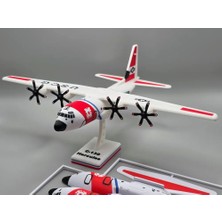 Genç 3D HC-130 Uscg Uçak Modeli | Dekoratif Masaüstü Maket | Dayanıklı ve Şık Tasarım