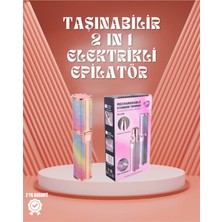 Premini Paslanmaz Çelik USB Epilatör ile Kaş, Üst Dudak ve Çene Tüy Temizliği