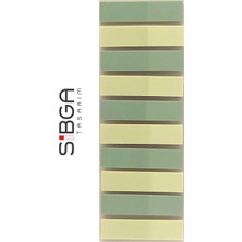 Sibga Tasarım Şeffaf Yeşil Renkli Postit Post-It Post It. Kitap Ayracı Ayraç Postit Sticker 200 Yaprak