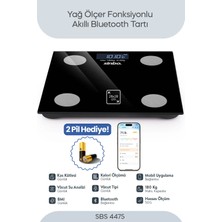 Woodhub Bluetooth Dijital Kilo ve Vücut Kitle Endeksi Tartısı
