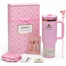 Stanley x Loveshackfancy Rosa Beaux Pink 40 Oz Termos Bardak / 1.18 L