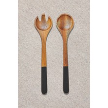 Paşabahçe Ahşap Urban Salata Servis Seti, Set, Sunum