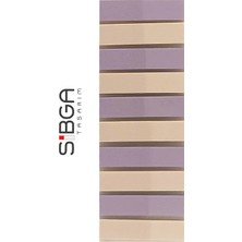 Sibga Tasarım Şeffaf Mor Bej Renkli Postit Post-It Post It. Kitap Ayracı Ayraç Postit Sticker 200 Yaprak
