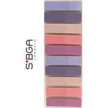 Sibga Tasarım Şeffaf Renkli Postit Post-It Post It. Kitap Ayracı Ayraç Postit Sticker Not Kağıdı 200 Yaprak