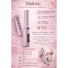 Premini Mini Kablosuz Saç Düzleştirici ve Tarak, 3 Kademeli, Taşınabilir ve Kullanışlı