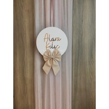 Cansın Event Bebek Kapı Süsü | Doğum Odası / Hastane Odası Kapı Süsleme Fiyonk Detaylı 30CM