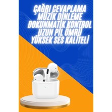 Kentex Mey Ithalat® Yeni Nesil Bluetooth Kulaklık Beyaz Çağrı Cevaplayabilen Kablosuz