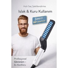 Premini Düzleştirici Tarak, 180-200°C, Ayarlanabilir Isı, Seramik Plakalar