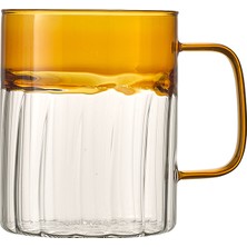 Paşabahçe Ripples Kupa Amber, Şık Tasarım