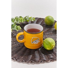 Paşabahçe Hisli Şeyler Limon Kupa Sarı, Şık Tasarım