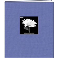 Pioneer Kumaş Çerçeve Post Bound Scrapbook Albüm 22 x 28 Cm, Gök Mavisi