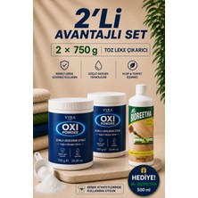 Vyra Oxi Power Clean Çok Amaçlı Oksijenli Toz Leke Çıkarıcı ve Beyazlatıcı 750 G 2'li Paket 2X750GR