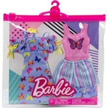 Elektronikçim GWF04 Barbie'nin Kıyafet Koleksiyonu 2'li Paketler / +3 Yaş