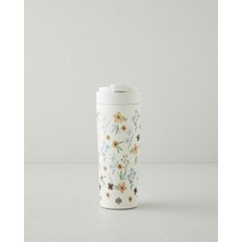 English Home Good Mood Florinox Çelik Termos 500 ml Krem