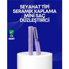 Premini Pratik ve Hızlı Kablosuz USB Saç Düzleştirici, Taşınabilir ve Şık Tasarım