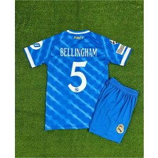 Real Madrid 2025/26 Yeni Sezon Jude Bellingham Alternatif Çocuk Forması ( Blue)