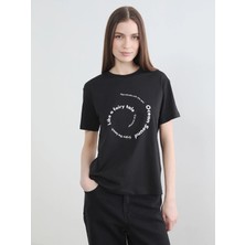 Lc Waikiki Yeni Sezon Baskılı %100 Pamuklu Kadın Tişört