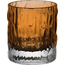 Paşabahçe Kabuk Tealight Mumluk 7 cm Amber, Şık Dekoratif