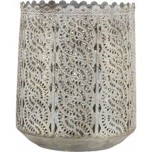 Paşabahçe Dantel Metal Fener S, Şık Dekoratif