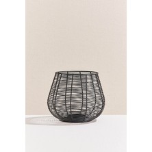 Paşabahçe Wire Metal Tealight Mumluk L, Şık Dekoratif