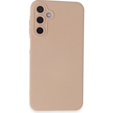 Tedar Samsung Galaxy A15 4g Kılıf Nano Içi Kadife Silikon - Pudra Najmaddin