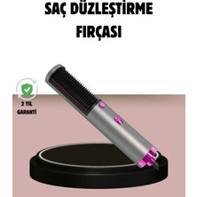 Premini Profesyonel Sıcak Hava Fırçası ile Düz ve Şık Saçlar