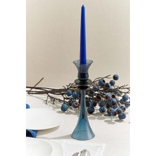 Paşabahçe Poem Mumluk 26 cm Çelik Mavi, Şık Dekoratif