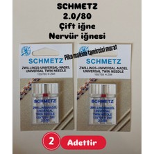 Schmetz 2.0/80 Nervür Iğnesi 2 Adet