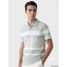 Lc Waikiki Yeni Sezon Polo Yaka Çizgili Erkek Pike Tişört